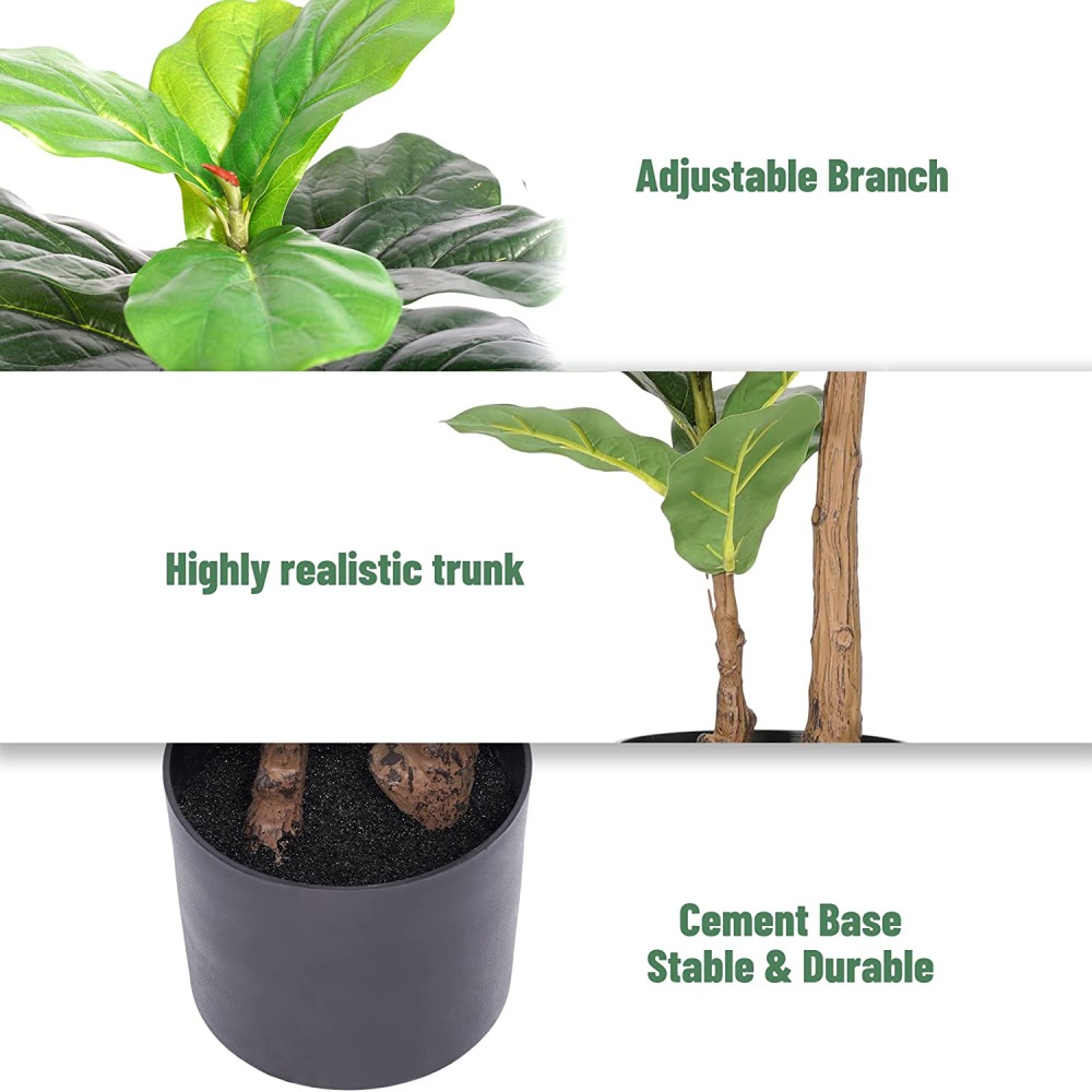 Artificial Fiddle Leaf Fig Tree: image 8