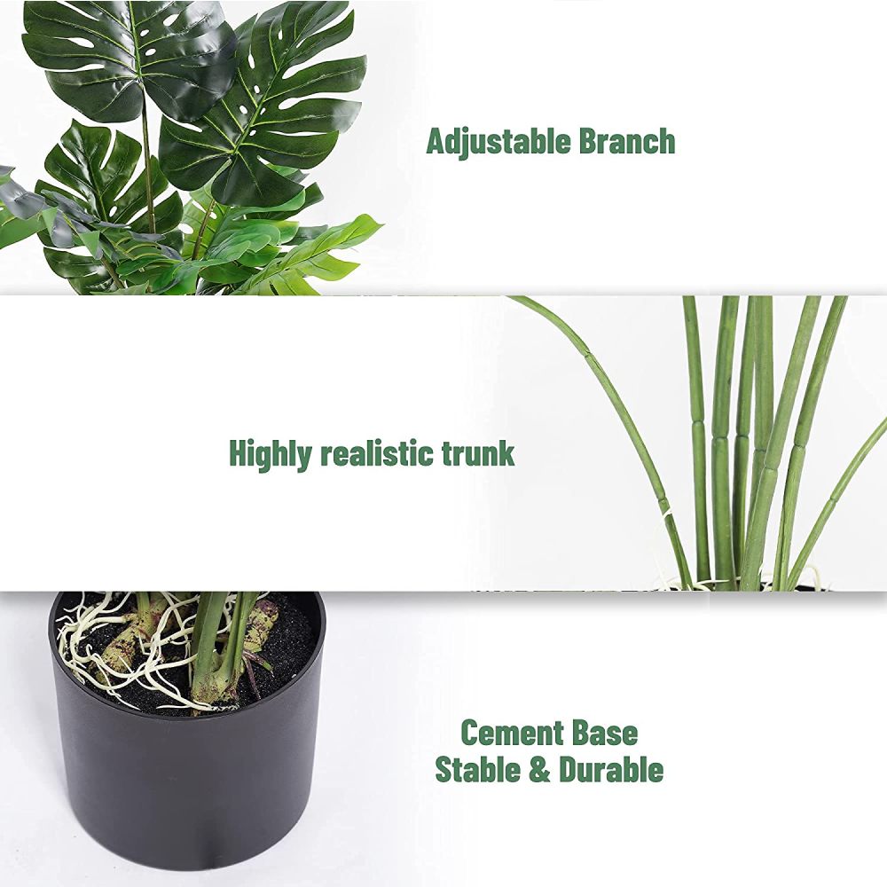 Artificial Monstera Plant: image 6