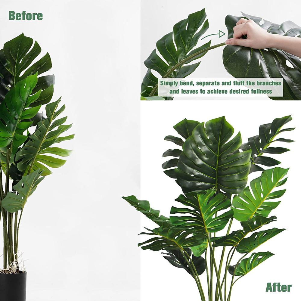 Artificial Monstera Plant: image 10