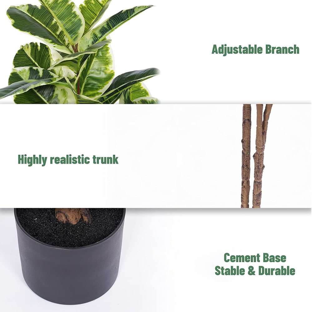 Artificial Rubber Tree Plant: image 5