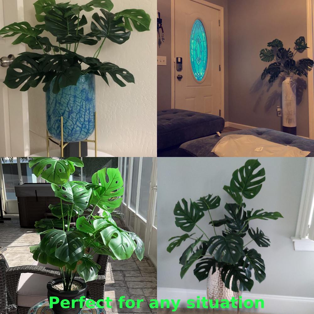 Tall Fake Turtle Tree Leaves: image 12
