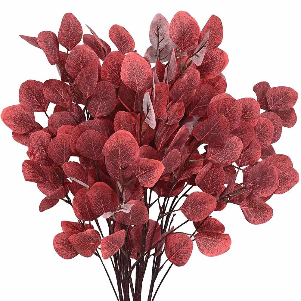 Artificial Eucalyptus Leaves | Orange: image 3