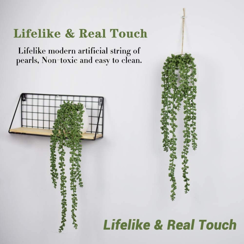 Artificial Succulents Hanging Plants: image 8