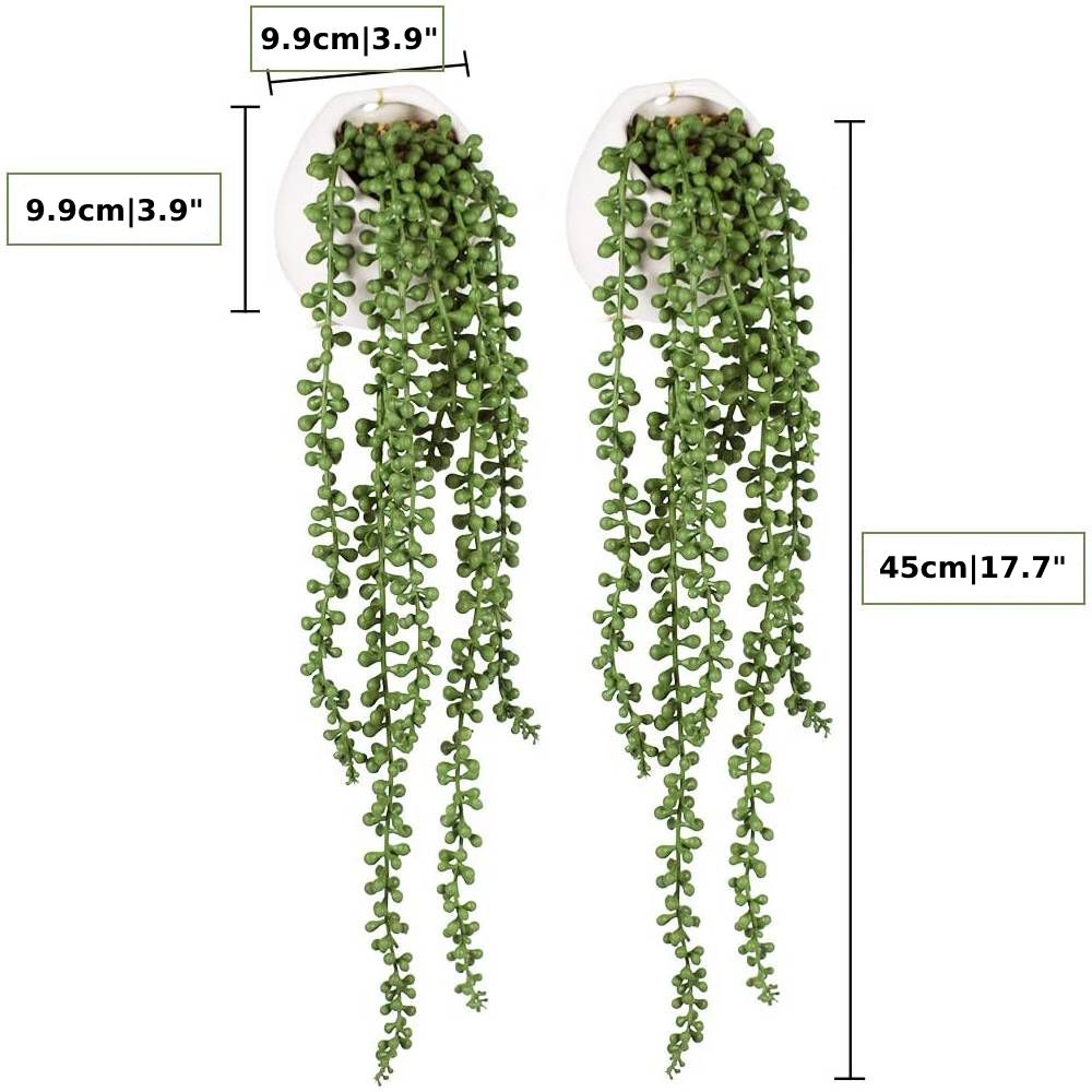 Artificial Succulents Hanging Plants: image 9