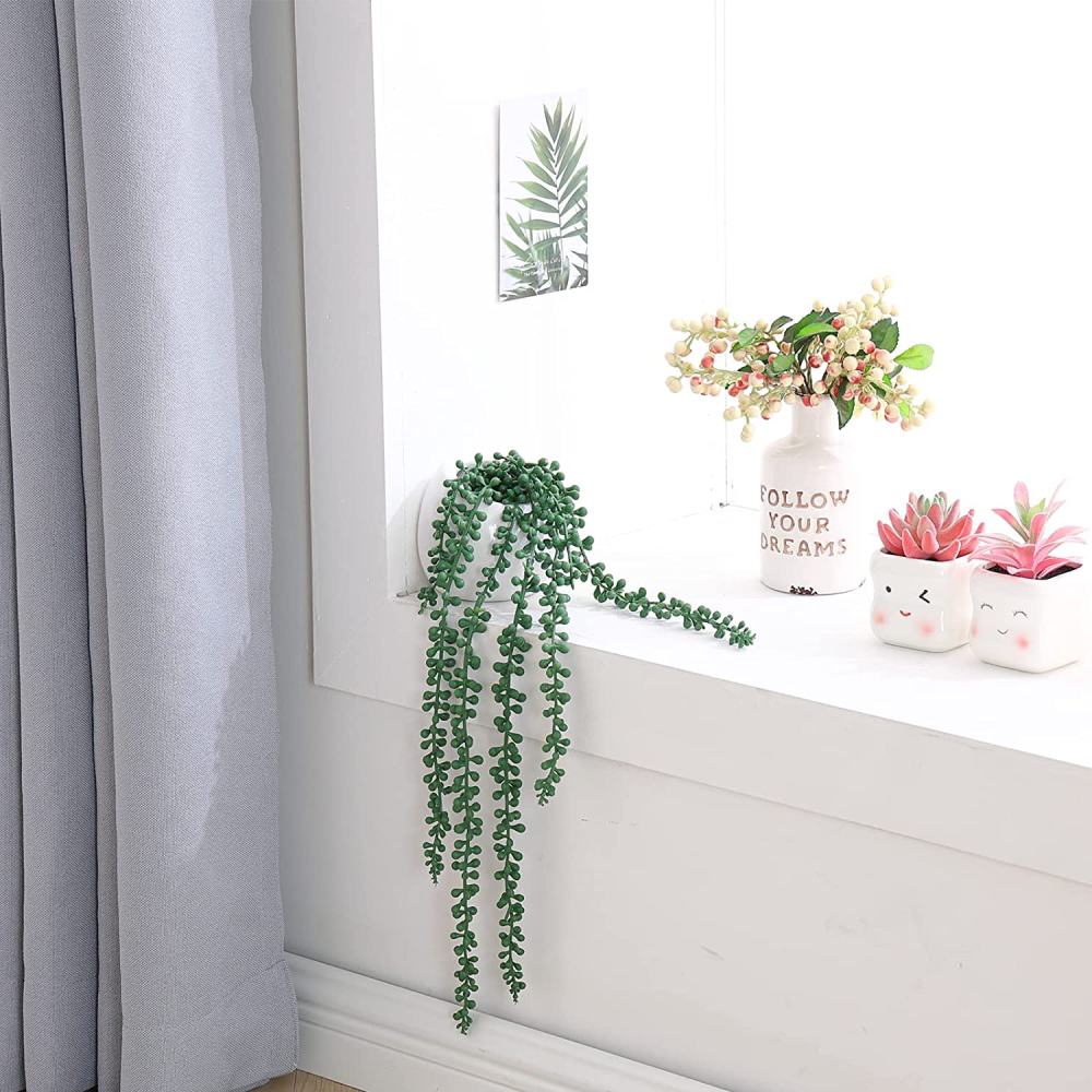 Artificial Succulents Hanging Plants