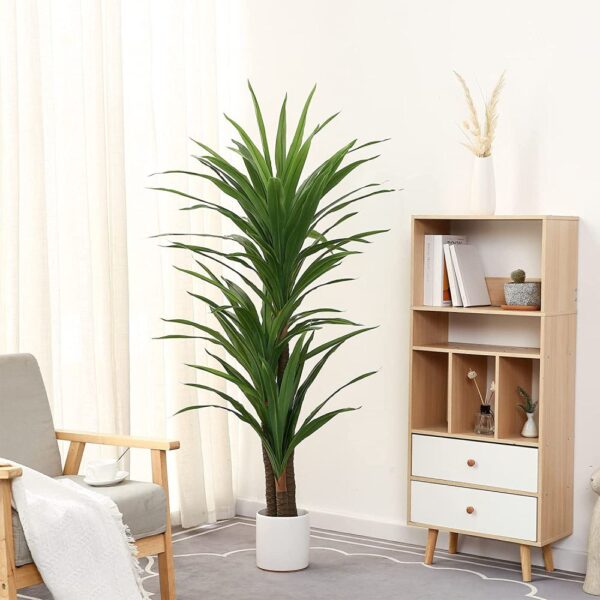 artificial dracaena indoor plant